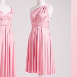 NEW blush infinity wrap dress